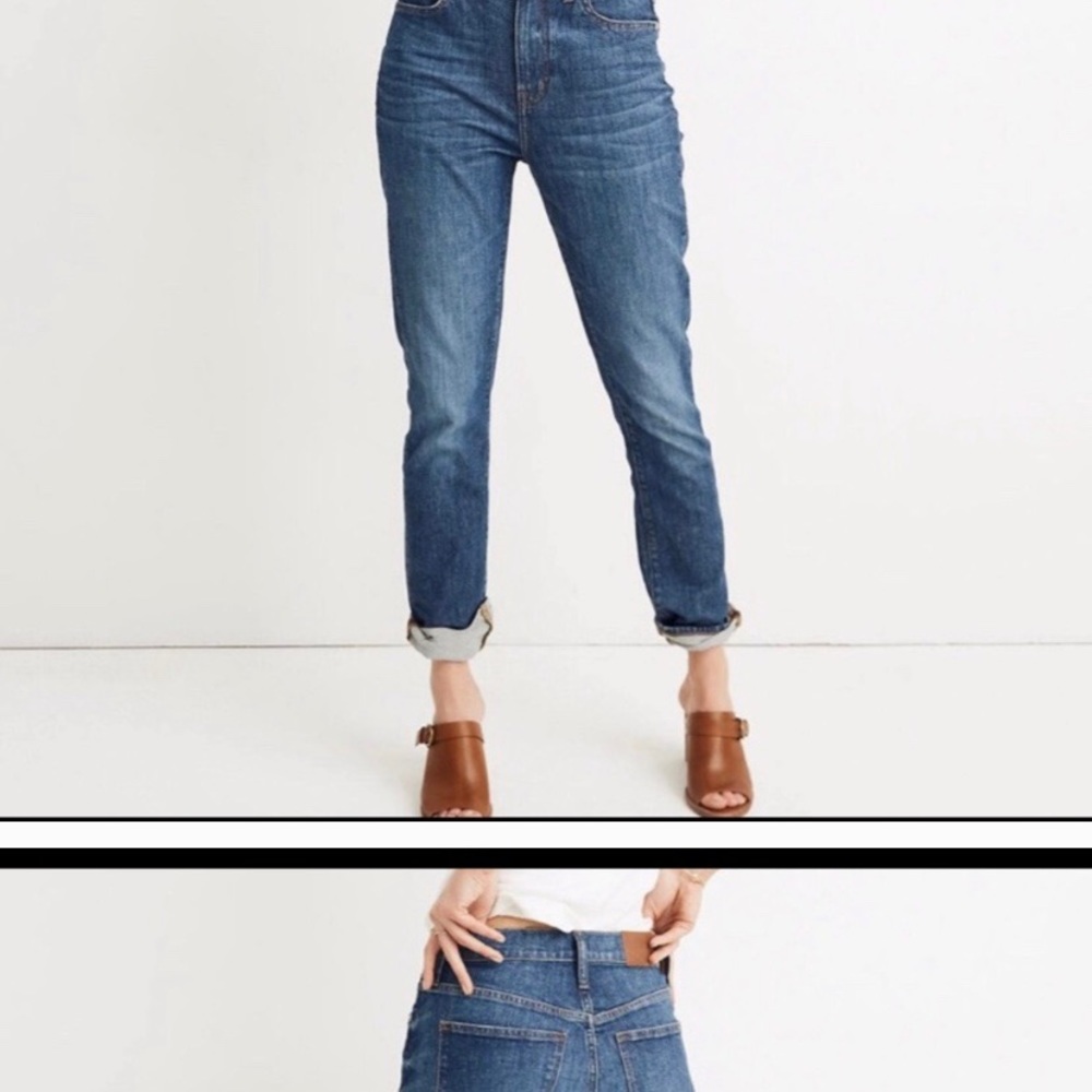 Madewell High Rise Slim Boy Jean